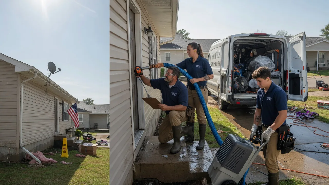 Ceiling Water Damage Restoration in Douglassville, TX near me
