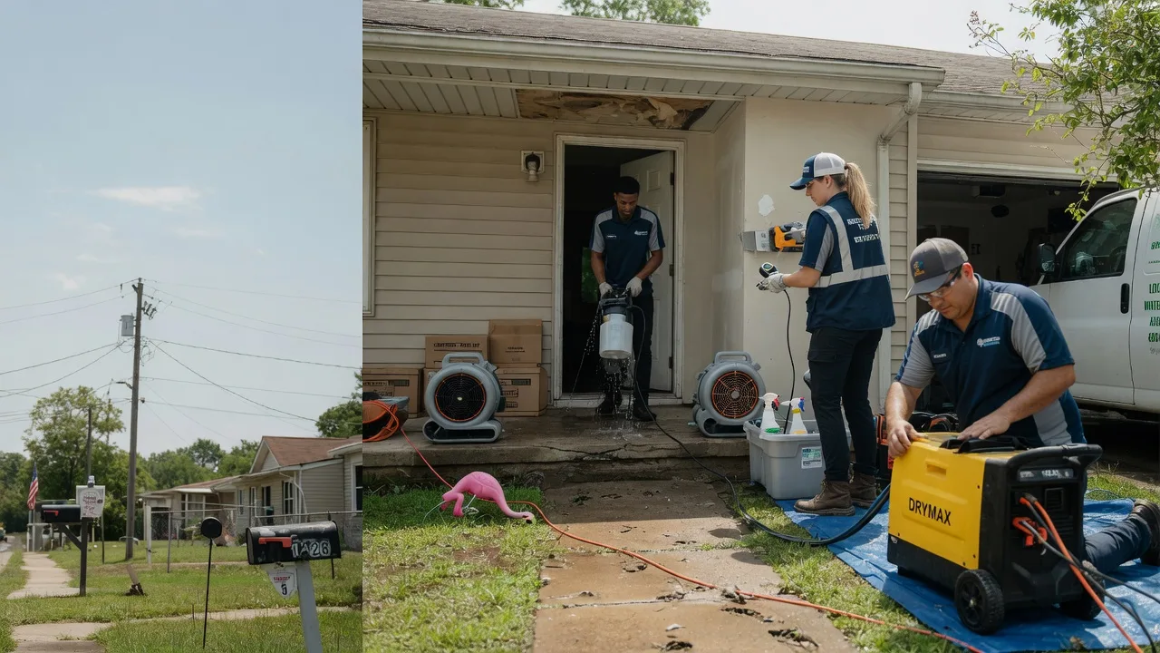 Storm Damage Water Removal in Douglassville, TX near me